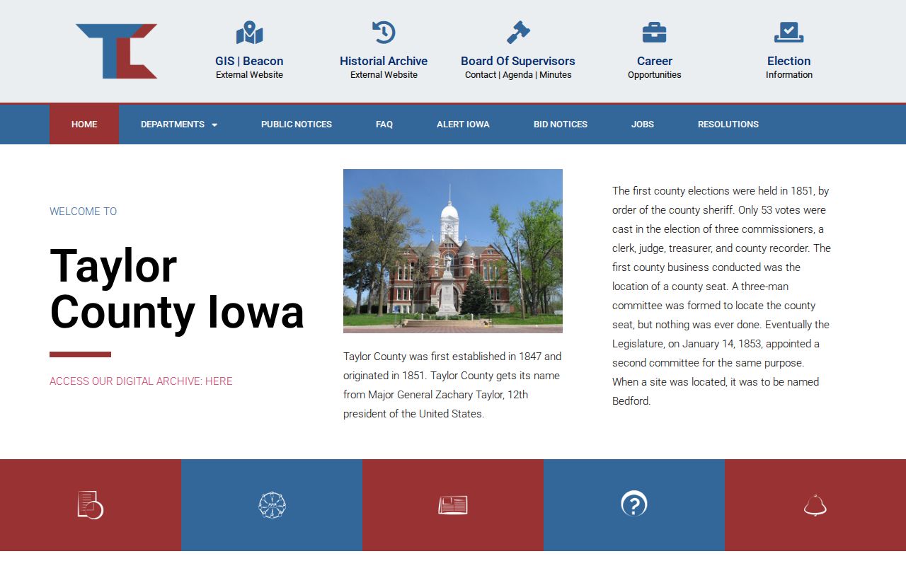 Taylor County criminal history county government homepage